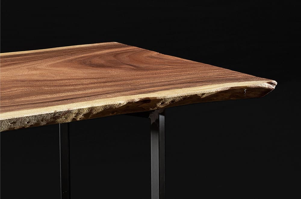 Amber wood table