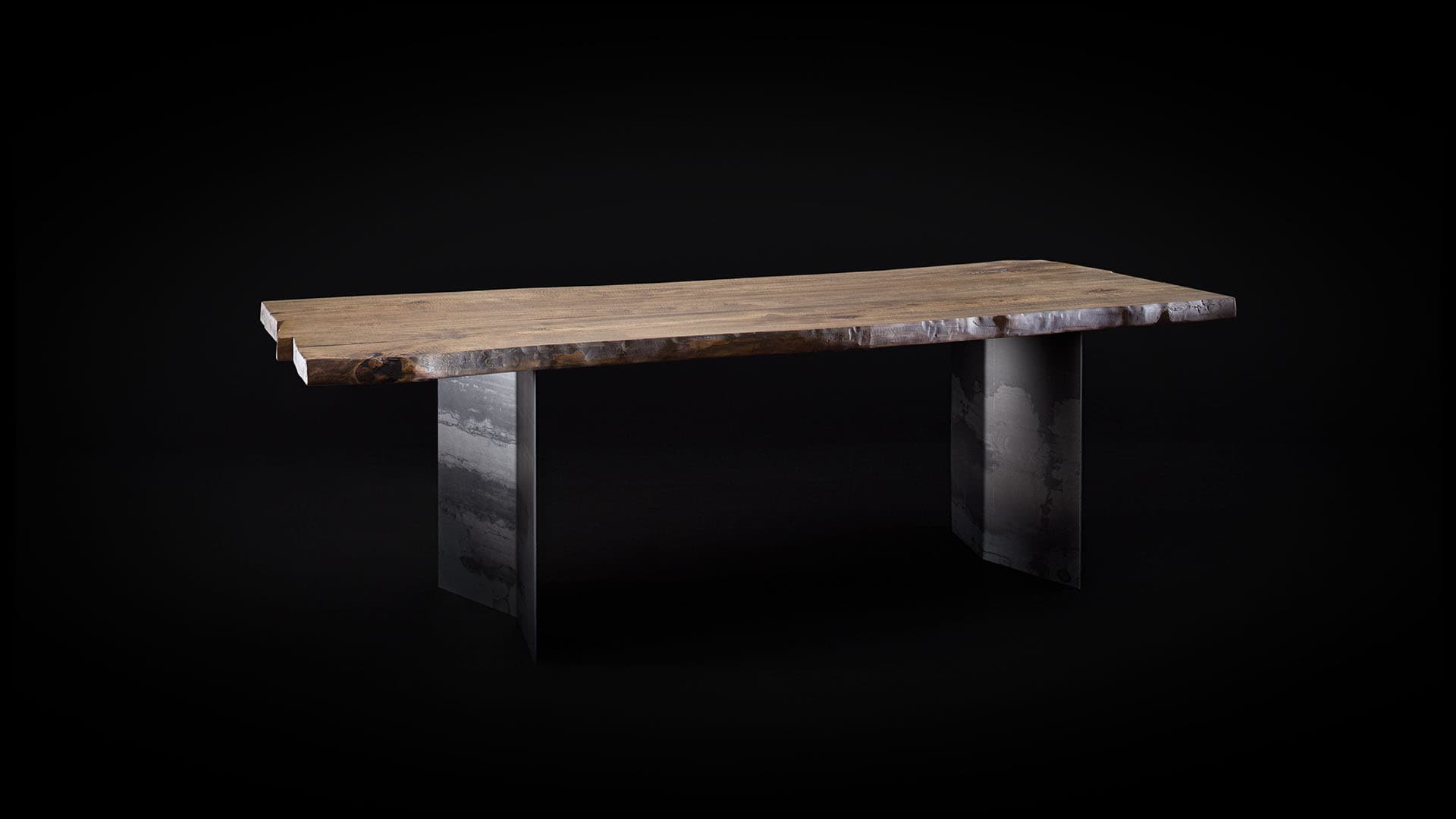 Vintage stained chestnut table