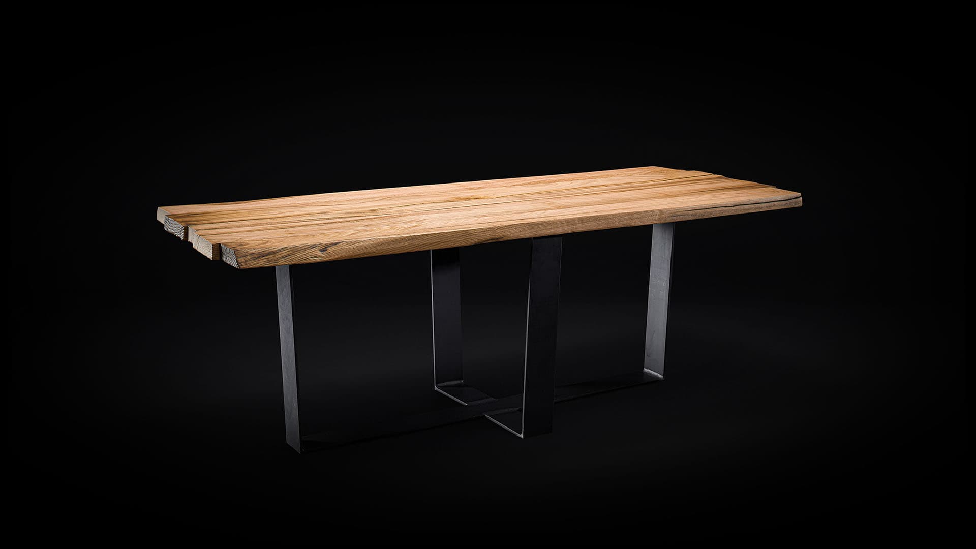 Semifinished chestnut table