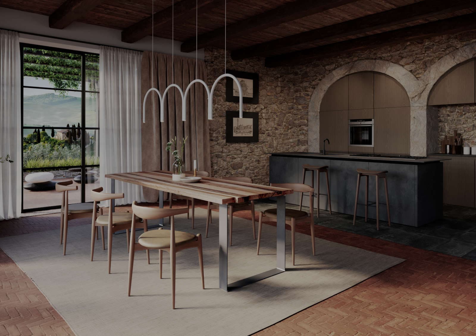 La materia al primo posto: come un'antica villa diventa moderna senza perdere la sua anima