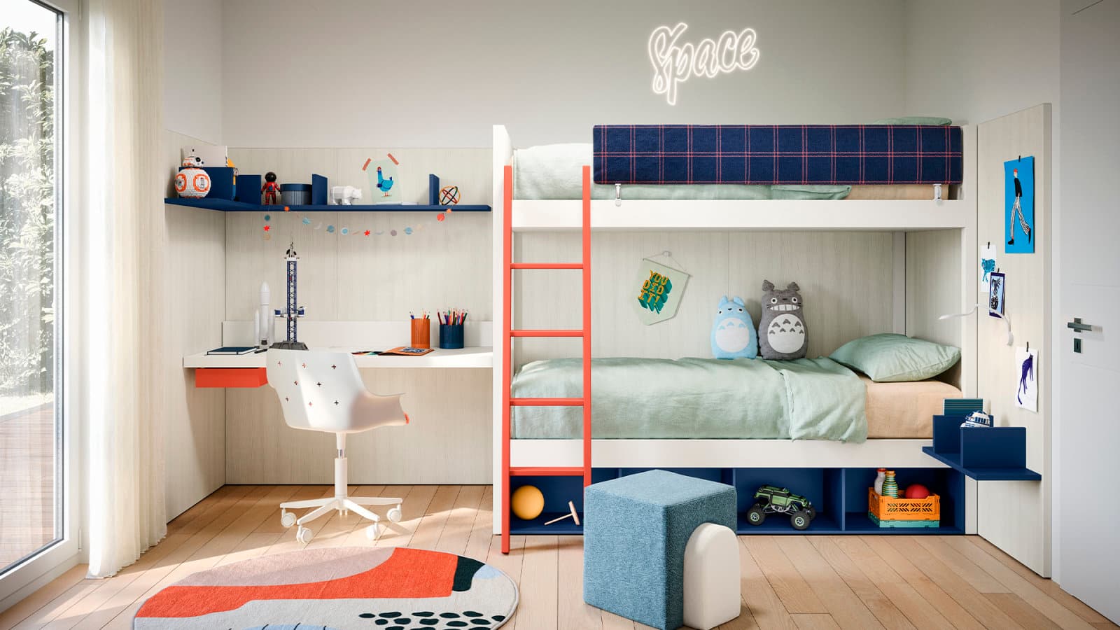 Letto a castello Camelot — Nidi