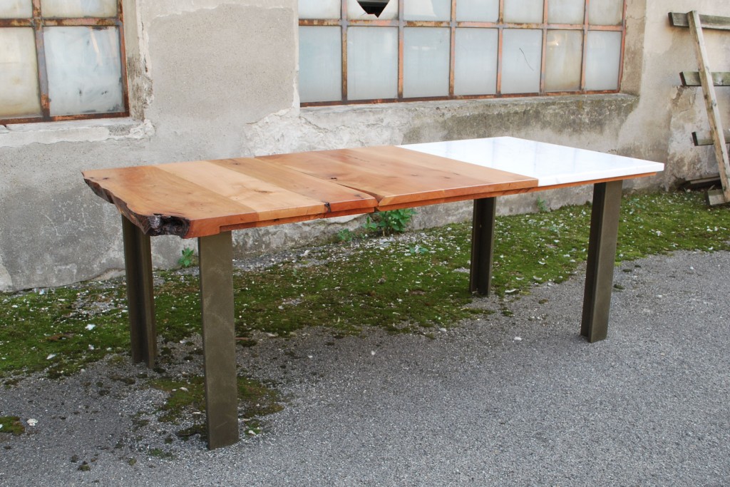 Marmo di Carrara e legno di Pero 12 - Bruno Spreafico