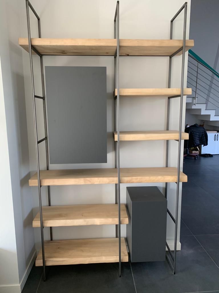libreria in legno massello